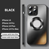 Pousbo® Magnet AG Glass Frosted Case For iPhone 14 13