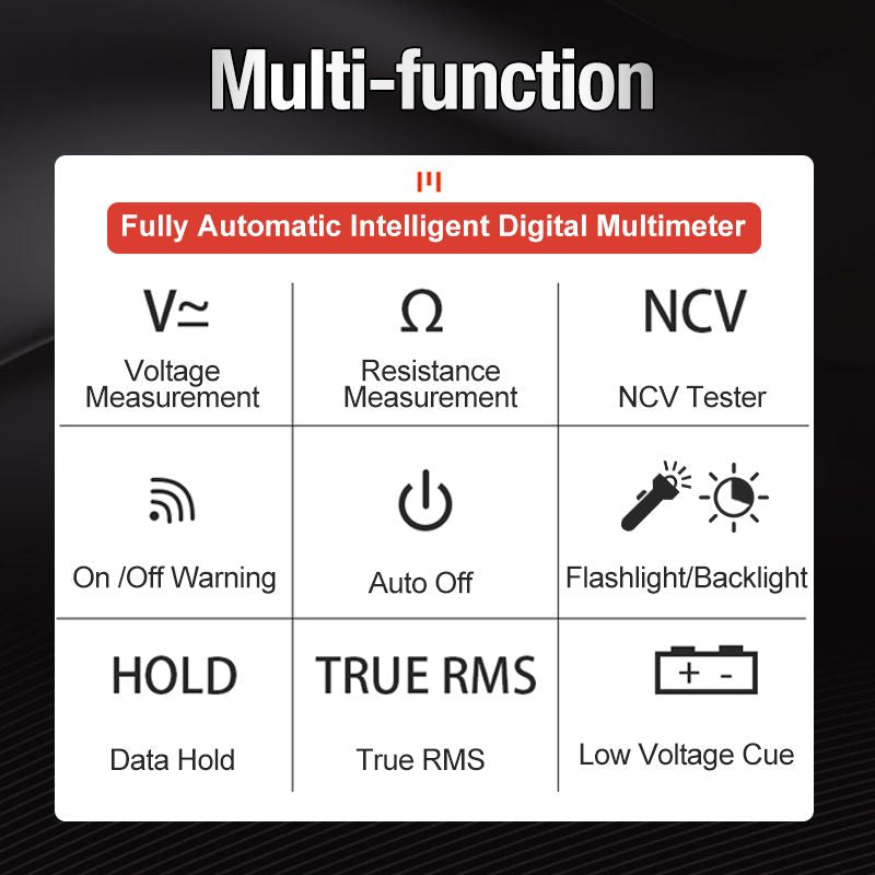 Pousbo® Fully Automatic Intelligent Digital Multimeter