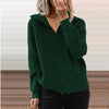 Women’s Lapel Zipper Sweater