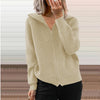 Women’s Lapel Zipper Sweater