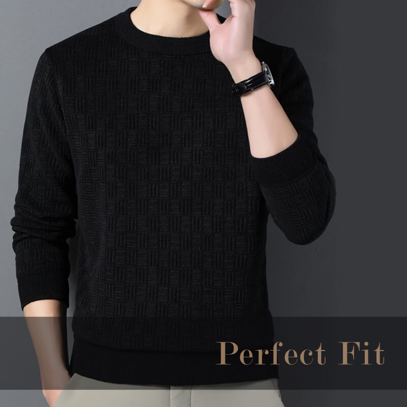 Men's Warm Exquisite Pattern Crewneck Knitwear