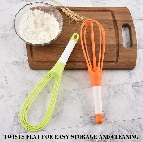 Collapsible 2-In-1 Balloon/Flat Whisk