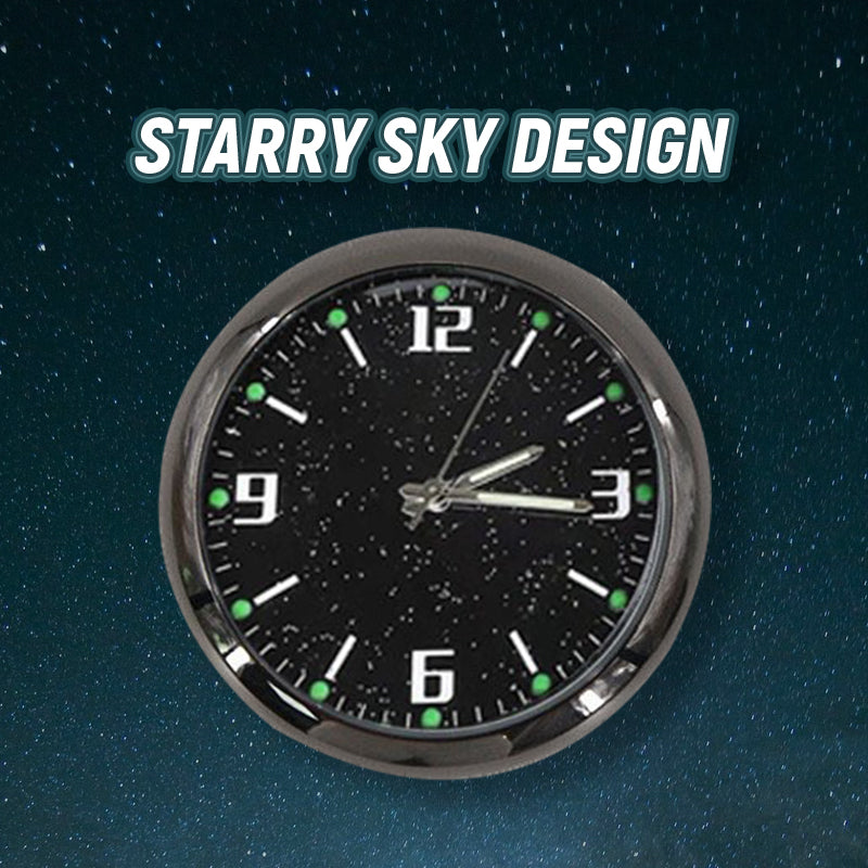 Starry Sky Clock Quartz Watch Creative Car Decoration