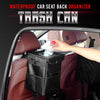 Waterproof Car Seat Back Organizer with Trash Can