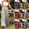 Women High-waisted Wide Leg Casual Trousers