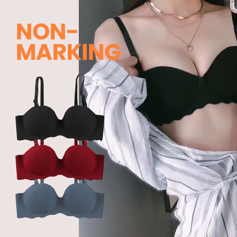 Women’s Comfortable Wireless Half Cup Push-up Bra