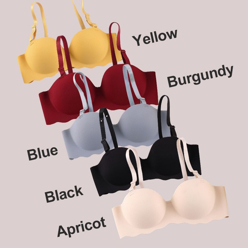 Women’s Comfortable Wireless Half Cup Push-up Bra