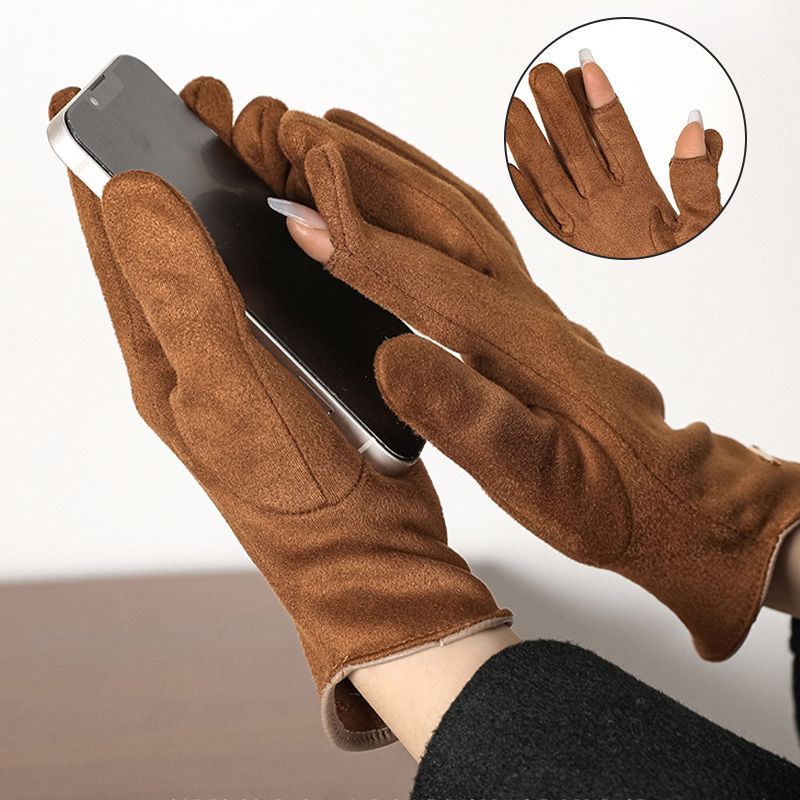 Women’s Premium Suede Touchscreen Gloves