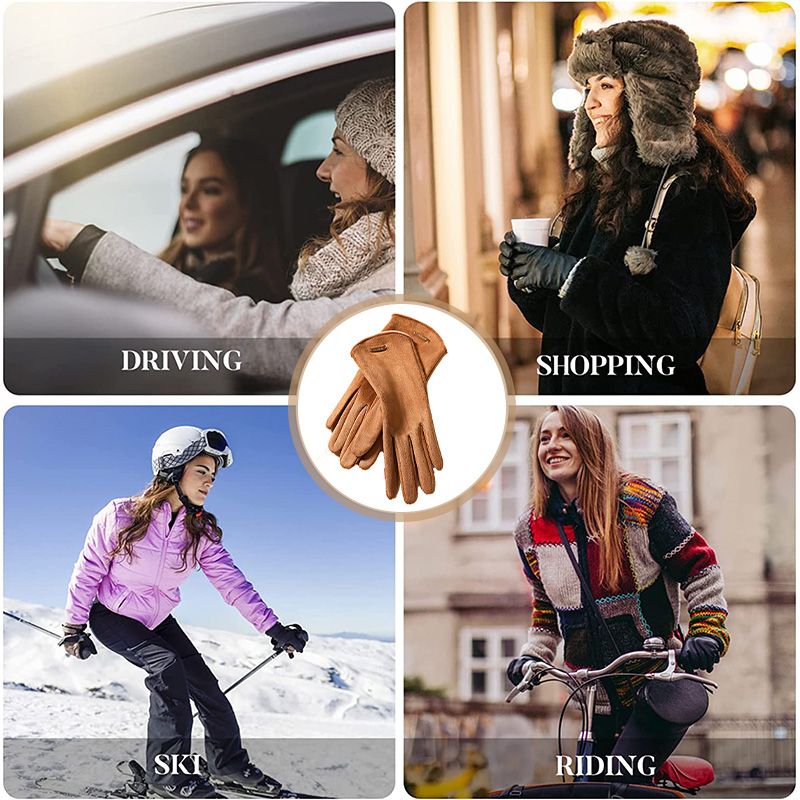 Women’s Premium Suede Touchscreen Gloves