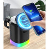 Foldable Three-In-One Mobile Phone Wireless Charging Bracket