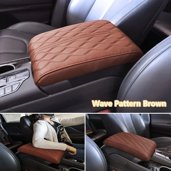 Pousbo® Leather Car Armrest Cushion