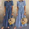 Short Sleeve Denim Dress