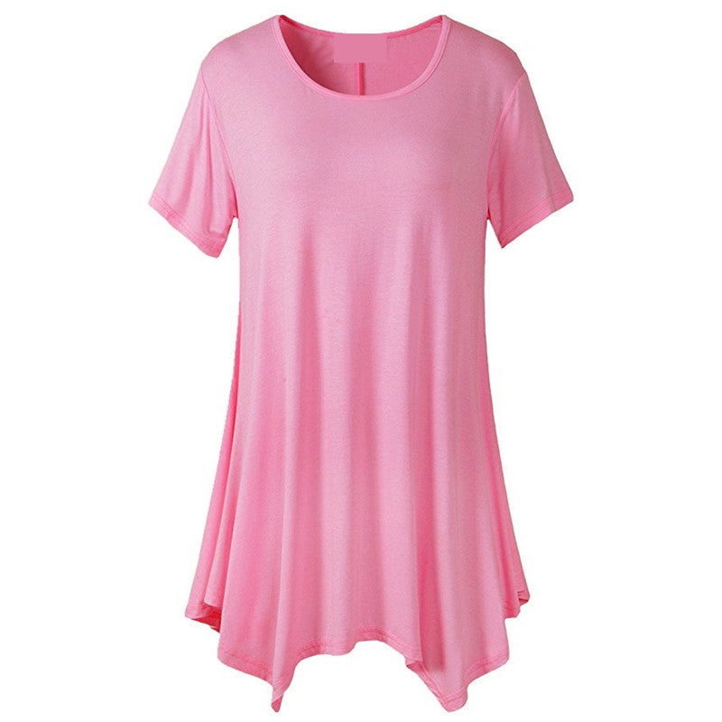 Women's Loose Comfortable Mid-length Short-sleeved T-shirt