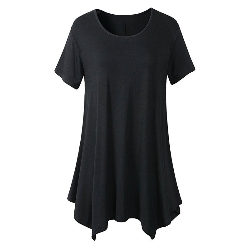 Women's Loose Comfortable Mid-length Short-sleeved T-shirt