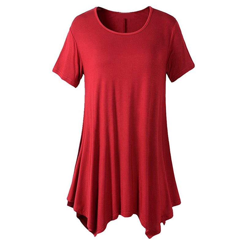 Women's Loose Comfortable Mid-length Short-sleeved T-shirt