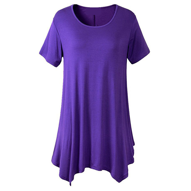 Women's Loose Comfortable Mid-length Short-sleeved T-shirt